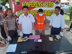 2 Pria Ditangkap Polisi Saat Gali Sabu di Depan Kejari dan Sekolah