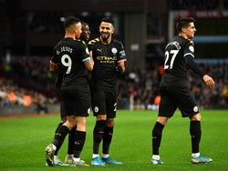 Babak Pertama Usai, Man City Unggul 4-0 dari Aston Villa