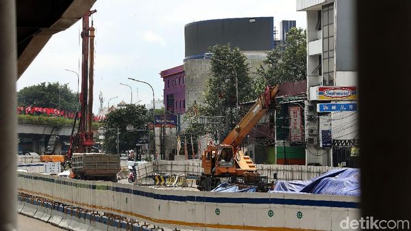 Proyek Underpass Senen Diperpanjang Sampai Mal Atrium