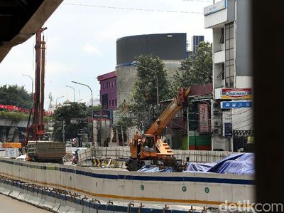Proyek Underpass Senen Diperpanjang Sampai Mal Atrium