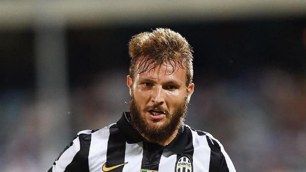 CESENA, ITALY - JULY 30:  Marco Motta of Juventus  in action during the pre-season friendly match between AC Cesena and Juventus FC at Dino Manuzzi Stadium on July 30, 2014 in Cesena, Italy.  (Photo by Giuseppe Bellini/Getty Images)
