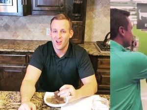 Buktikan Produknya Sehat, Pria Ini Lahap Makanan Anjing Buatannya