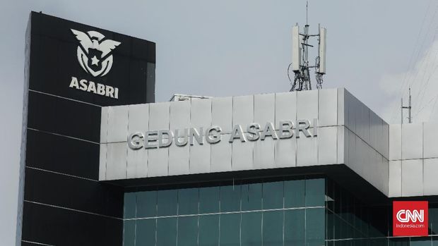 Gedung kantor Asabri yang ada di kawasan Mayjen Sutoyo, Cililitan, Jakarta, Selasa, 14 Januari 2020. Sebagai informasi, saham-saham milik PT Asabri mengalami penurunan sepanjang 2019. Bahkan, penurunan harga saham di portofolio milik Asabri terjadi sekitar 90 persen. CNNIndonesia/Safir Makki