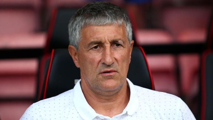 Quique Setien dikabarkan jadi kandidat kuat pelatih anyar Barcelona (Foto: Charlie Crowhurst/Getty Images)