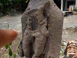 Nyaris! Benda Diduga Arca Hampir Jadi Bahan Urukan di Klaten