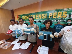 Polisi Tangkap 6 Bandar Narkoba Senilai Rp 600 Juta di Bekasi