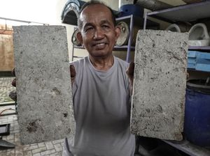 Unik! Dosen di Banyumas Olah Batu Bata dari Sampah Organik