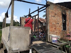 Rumah Semipermanen di Palembang Terbakar, Kakak-Adik Tewas
