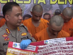 Polisi Tangkap 4 Remaja Kurir Ekstasi-Sabu di Denpasar