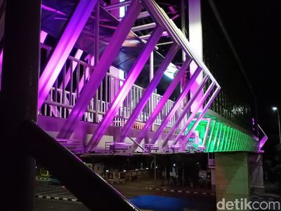 Foto: Bekasi Punya JPO Seindah Ini