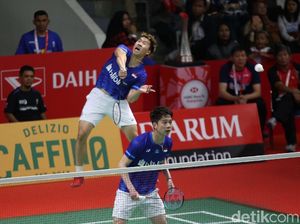 Kevin/Gideon Menang Susah Payah