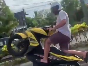 Polisi Sebut Bule Freestyle Motor di Jalanan Bali Sudah Kabur