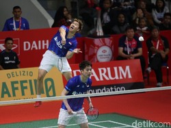 Daihatsu Indonesia Masters: Kevin/Marcus Menang Susah Payah, Jonatan Lolos