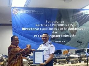 Tingkatkan Layanan, Direktorat Lalu Lintas dan Angkutan Laut Raih ISO