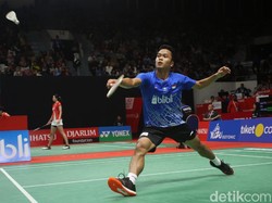 Daihatsu Indonesia Masters: Lolos ke Babak Kedua, Anthony Jumpa Tommy