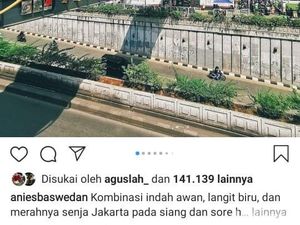 Anies Pamer Foto Langit Indah Jakarta, Dinas LH Kaitkan Polusi Udara Menurun