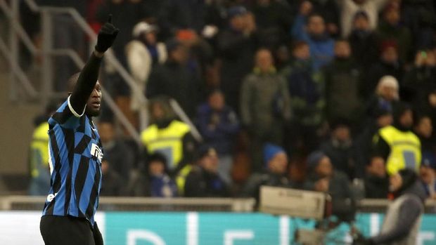 Romelu Lukaku mencetak gol cepat di laga ini.