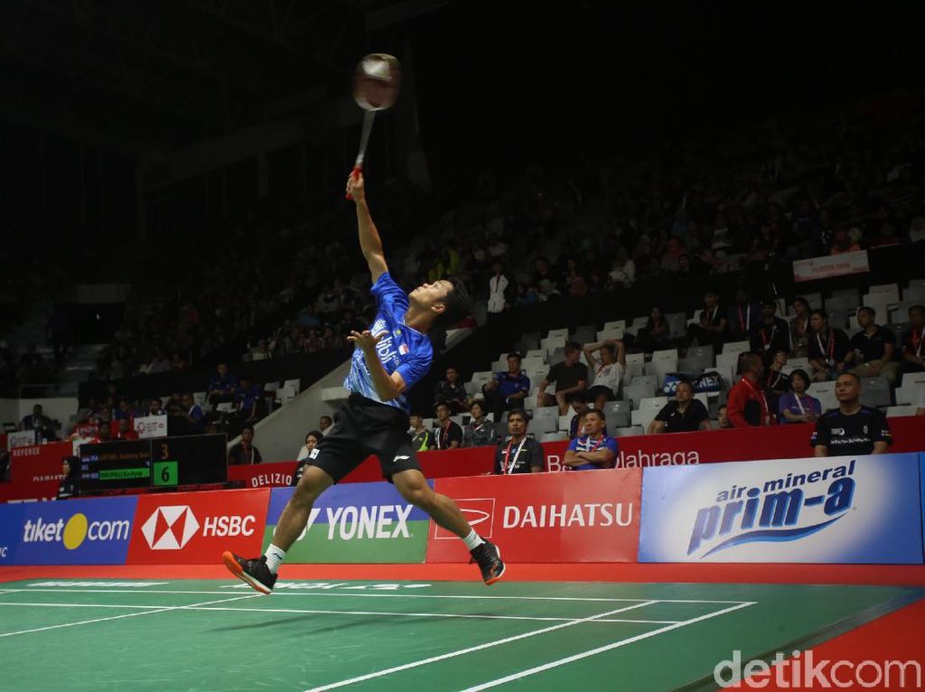 Anthony Singkirkan Tommy, Hendra/Ahsan Menang Dua Gim Anthony Singkirkan Tommy, Hendra/Ahsan Menang Dua Gim