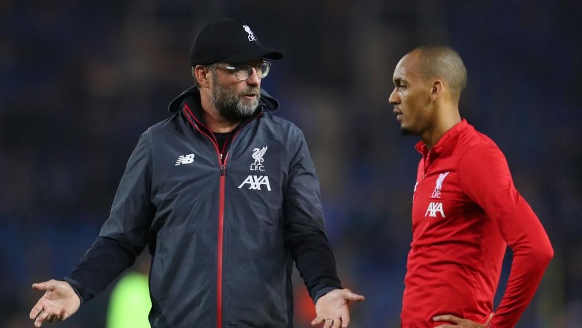 Fabinho dikabarkan hampir pulih dari cederanya. Foto: Catherine Ivill/Getty Images