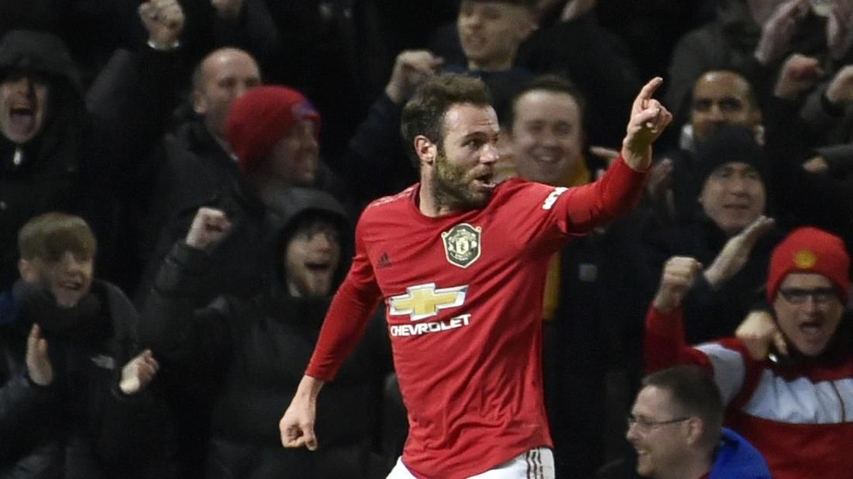 Juan Mata mencetak satu-satunya gol dalam laga Manchester United Vs Wolves di Piala FA (AP Photo)