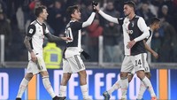 Hasil ini memastikan Juventus maju ke perempatfinal Coppa Italia. Si Nyonya Tua tinggal menunggu pemenang Parma vs AS Roma, yang baru akan bertanding Kamis malam, di babak 8 besar. Fabio Ferrari/LaPress via AP.