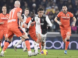 Juventus bertanding melawan Udinese di Allianz-Stadium, Turin, Italia, Kamis (16/1/2020) dini hari WIB. Fabio Ferrari/LaPress via AP.