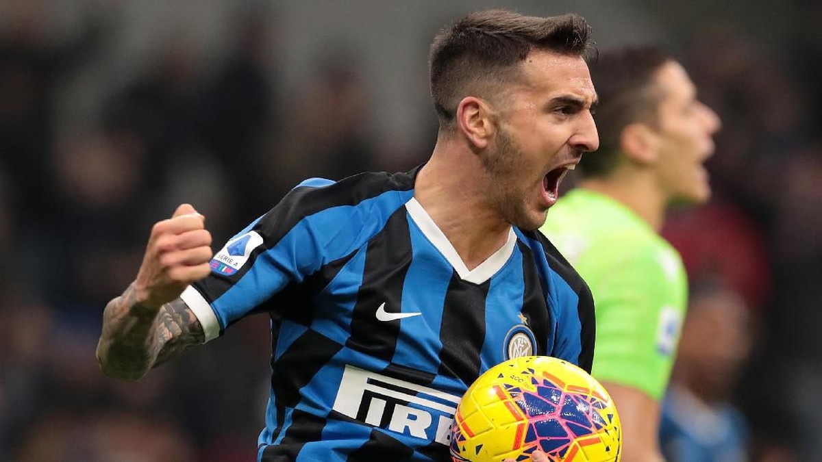 Matias Vecino disebut tidak akan meninggalkan Inter Milan pada bursa Januari ini (Foto: Emilio Andreoli/Getty Images)