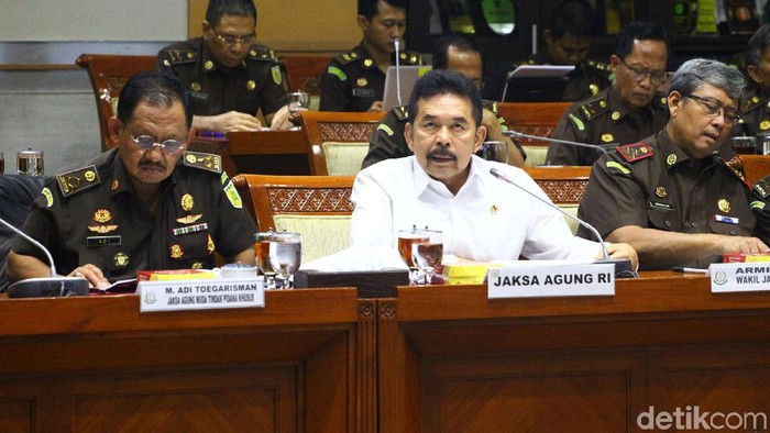 Foto: Rapat Kejaksaan Agung dan Komisi III DPR (Lamhot Aritonang/detikcom)