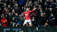 Manchester United mengalahkan Wolverhampton Wanderers di laga replay babak ketiga Piala FA. MU akhirnya mengakhiri puasa kemenangan atas Wolves. Getty Images/Alex Livesey.