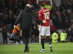 Tak Terlihat di Hotel MU Menginap, Rashford Absen Lawan Liverpool?
