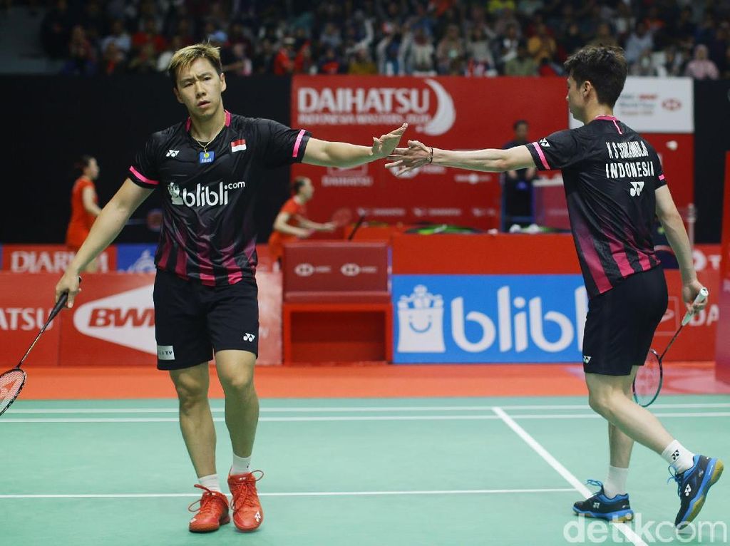 Mantap Bener! Kevin/Marcus Menang 2 Set Langsung Mantap Bener! Kevin/Marcus Menang 2 Set Langsung