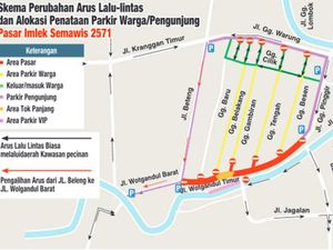 Ada Pasar Imlek Semawis, Ini Rekaya Lalu Lintas di Kota Semarang