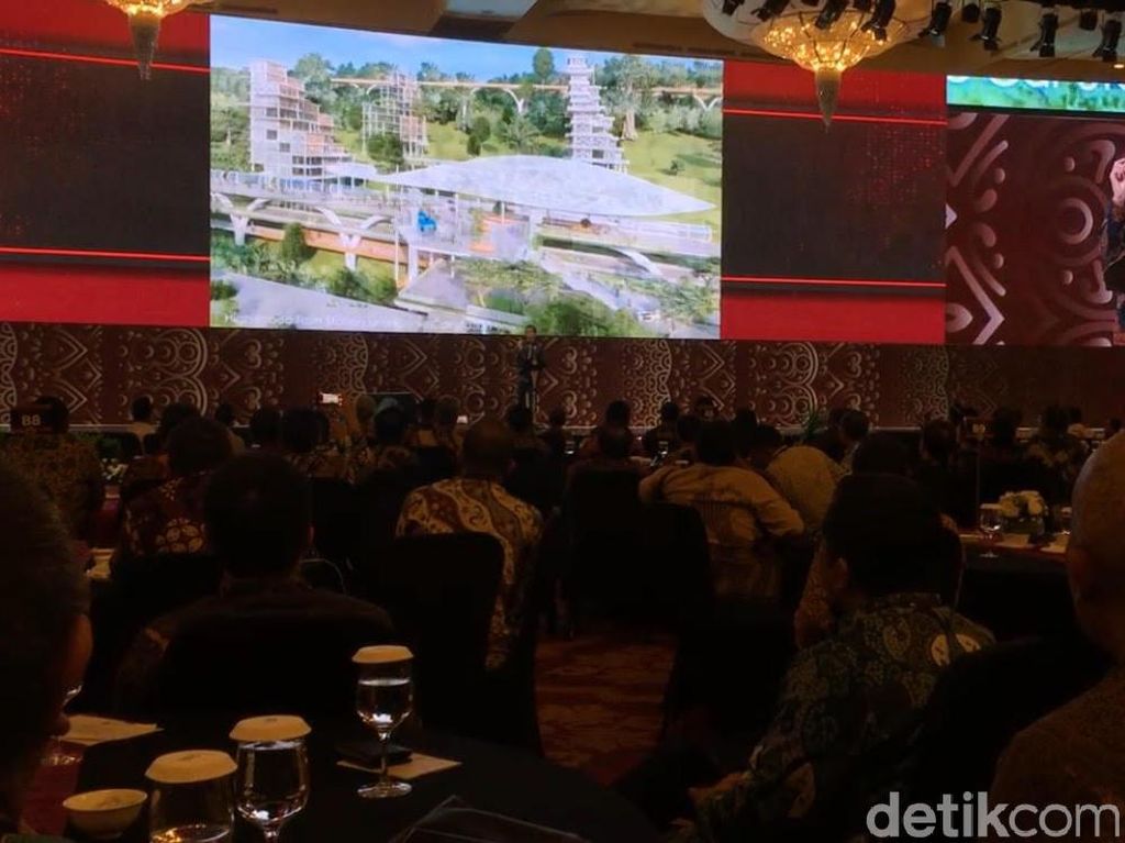 Jokowi Pamerkan Desain Ibu Kota Baru di Pertemuan Industri Jasa Keuangan Jokowi Pamerkan Desain Ibu Kota Baru di Pertemuan Industri Jasa Keuangan