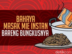 Wajib Tahu! Ini Bahaya Merebus Mi Instan Sekaligus dengan Bungkusnya
