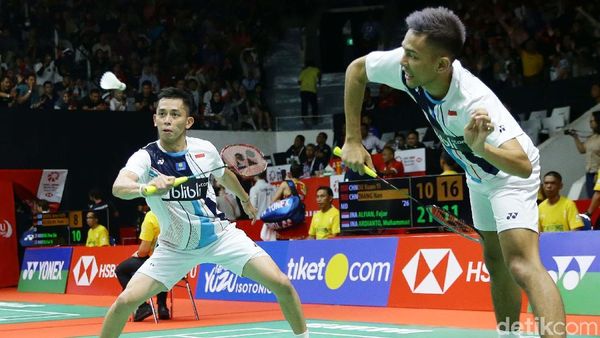 Fajar/Rian Tembus Perempat Final Indonesia Masters 2020