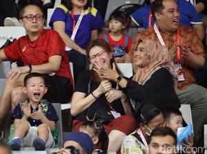 Keceriaan Keluarga saat Dukung The Daddies Berlaga