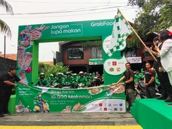 Pecahkan Rekor Dunia, GrabFood Kirim 10 Ribu Paket Makanan di 5 Kota