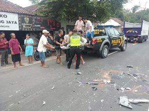 Dua Santri di Mojokerto Tewas Terlindas Truk