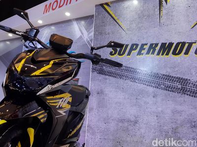 FOTO: Honda BeAT Street yang Disulap Jadi Supermoto