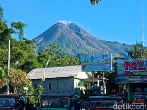 Jadi Trending Topic Twitter, Gunung Merapi Cantik Banget Hari Ini!