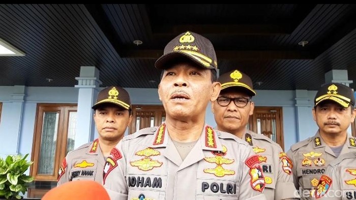 Foto: Kapolri Jenderal Idham Azis. (Kadek Melda Luxiana/detikcom)