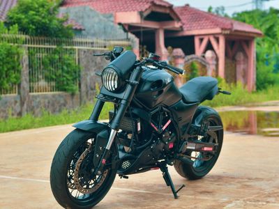 Wujud Yamaha Scorpio Bergaya Ducati Monster