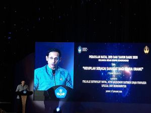 Nadiem di Perayaan Natal Kemedikbud: Keberagaman Anugerah, Bukan Hambatan Nadiem di Perayaan Natal Kemedikbud: Keberagaman Anugerah, Bukan Hambatan