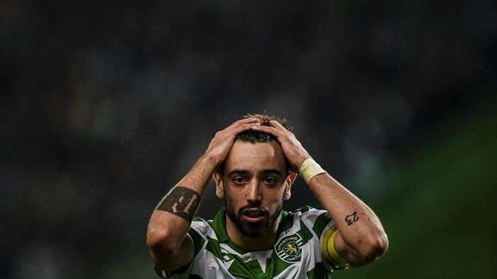 Manchester United selangkah lagi mendapatkan Bruno Fernandes usai mencapai kesepakatan dengan Sporting CP (Foto: PATRICIA DE MELO MOREIRA / AFP)