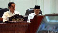 Presiden Republik Indonesia Joko WIdodo (Jokowi) didampingi Wakil Presiden Maruf Amin, menggelar rapat terbatas (ratas) membahas tentang persiapan penyelenggaraan Piala Dunia U-20 di Kantor Presiden, Jakarta, Jumat (17/01/2020).