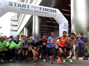 Keceriaan Lari Sehat di HUT TelkoMedika