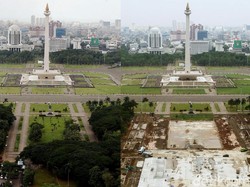 Monas Gundul Sebagian, Dinas Citata DKI: Untuk Pelataran Apel Upacara