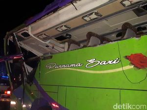 Detik-detik Bus Maut Terguling yang Tewaskan 8 Wisatawan Depok