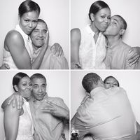Istri Ulang Tahun, Barack Obama Unggah Foto Mesra Ala Photo Booth