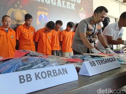 Puluhan Pelaku Kriminal Diamankan Polisi Trenggalek